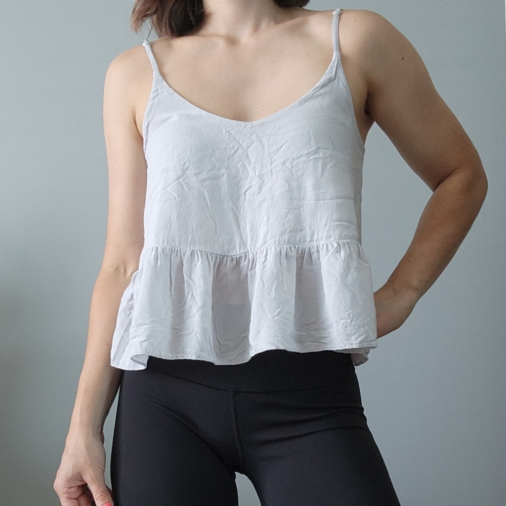Topshop flowy spaghetti strap tank top camisole